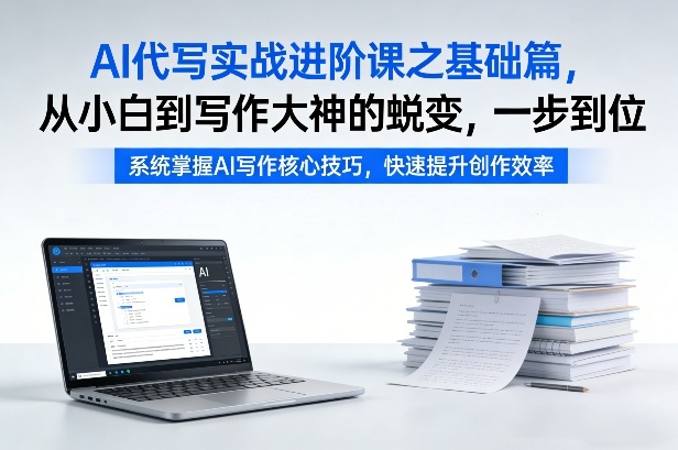 AI代写实战进阶课之基础篇，从小白到写作大神的蜕变，一步到位【揭秘】-财经探 | 免费网创项目与资源大全