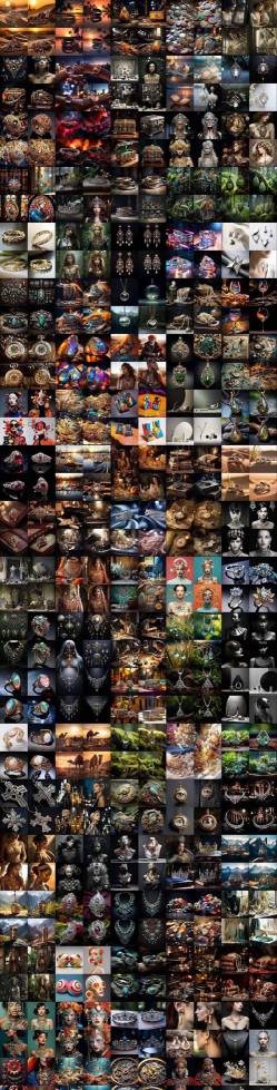 460+专业Midjourney珠宝摄影AI提示词戒指，项链-耳环-手链-宝石等，立即开始创作珠宝艺术-财经探 | 免费网创项目与资源大全