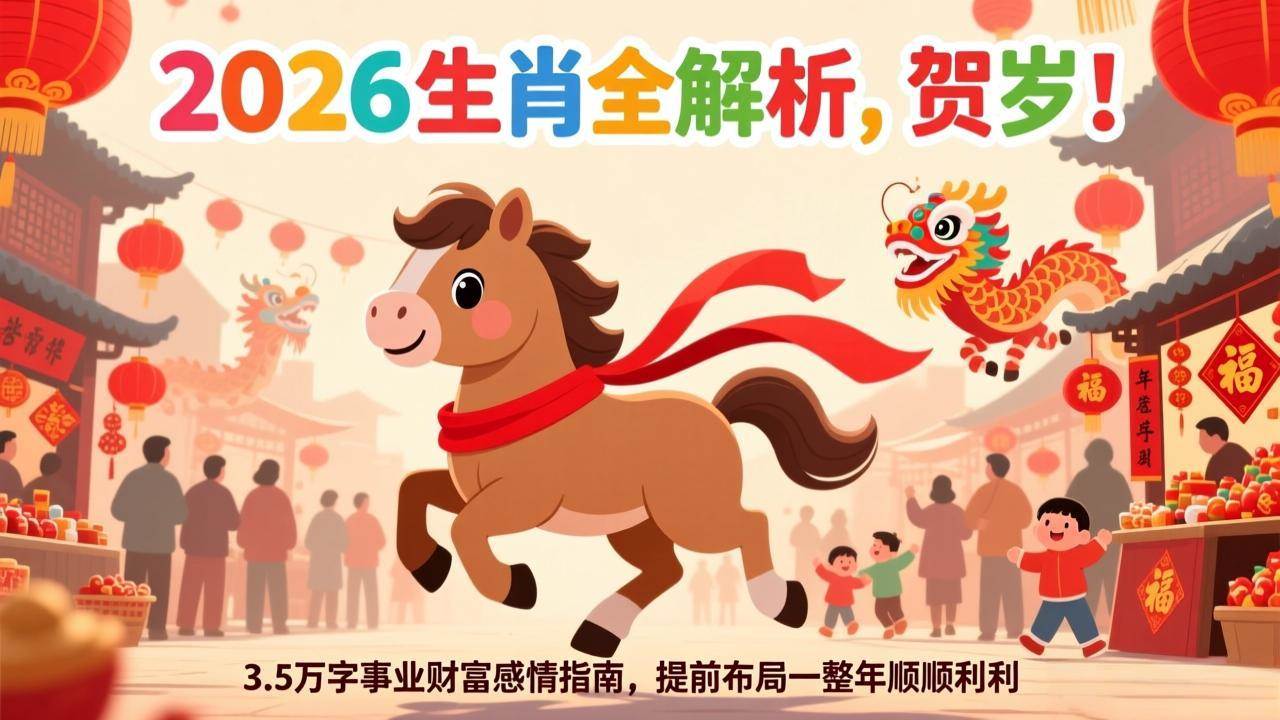 （17428期）付费文章：贺岁！2026生肖全解析，3.5万字事业财富感情指南，提前布局一整年顺顺利利-财经探 | 免费网创项目与资源大全