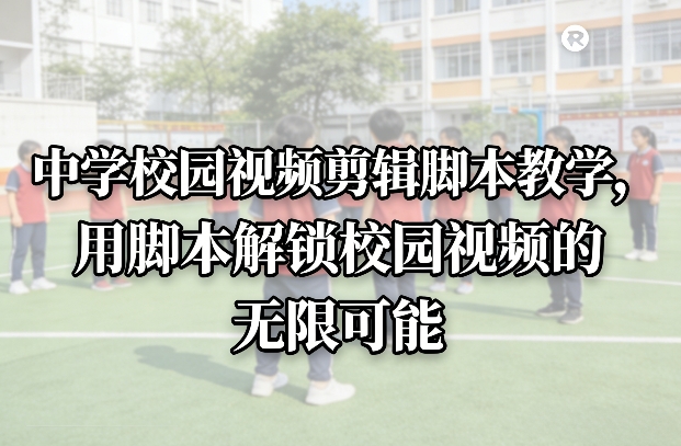 中学校园视频剪辑脚本教学，用脚本解锁校园视频的无限可能-财经探 | 免费网创项目与资源大全